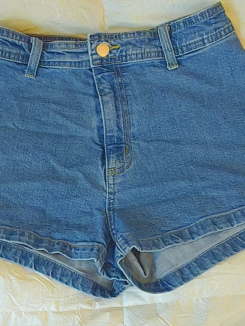 Universal Thread Medium Blue High-Rise Denim Shorts